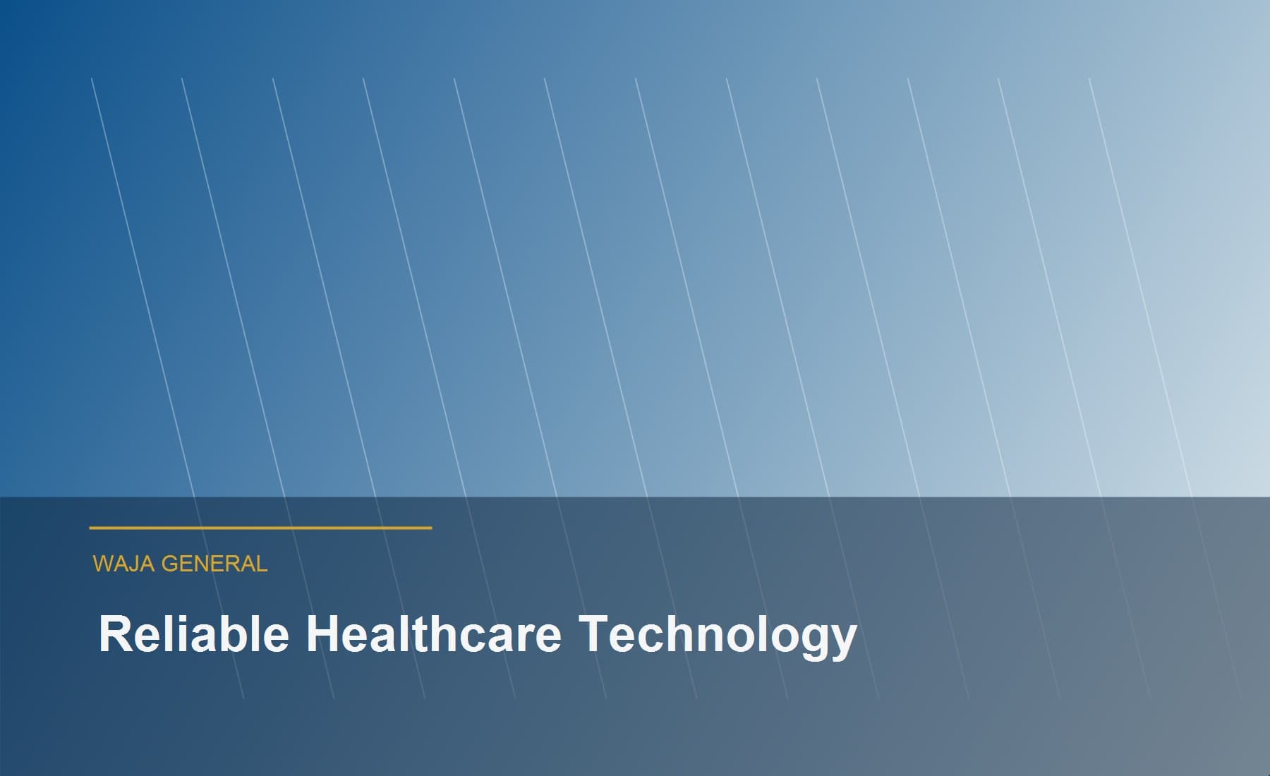 Medical equipment and clinical technology supplied by Waja Bio-Medical