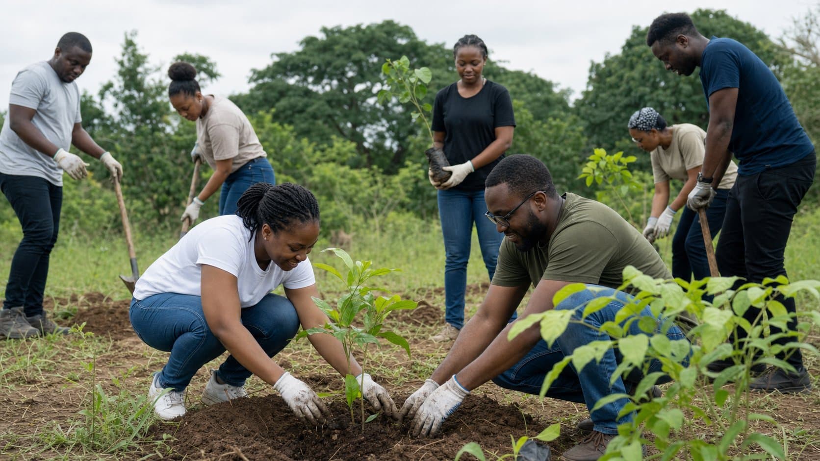 Illustrative community environmental activity in Tanzania