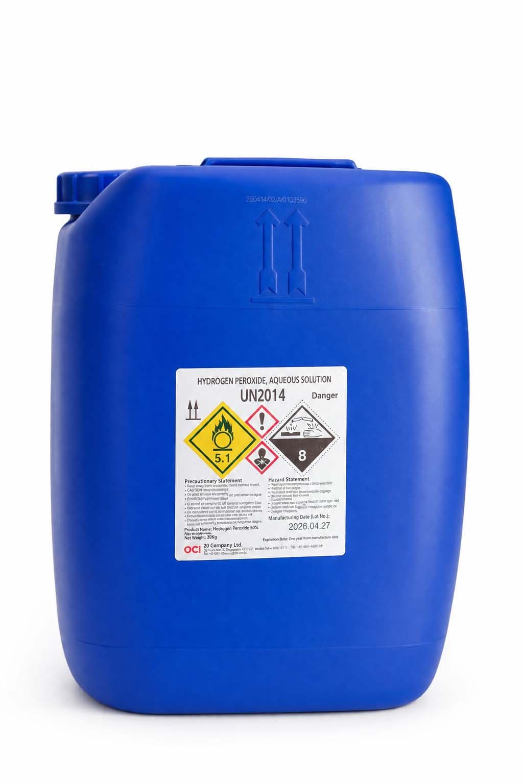 Hydrogen peroxide bulk stock jerrican